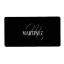 Recherche de bureau étiquettes Monogramme