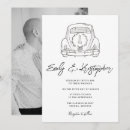 Recherche de voiture mariage invitations Noir et blanc