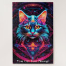 Recherche de chat cosmique puzzles Galaxie