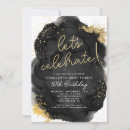 Search for alcohol birthday invitations Black