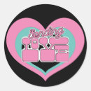 Recherche de coeur chocolat autocollants Vintage