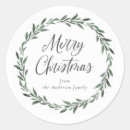 Search for simple wreath stickers Rustic