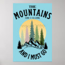 Search for the mountains are calling posters Camping