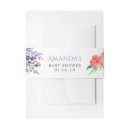 Search for baby shower invitation belly bands Botanical