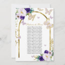 Search for purple butterfly quinceanera invitations Floral