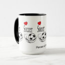 Search for soccer heart mugs Sports