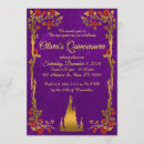 Search for fairytale quinceanera invitations Gold