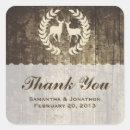 Search for deer wedding stickers Buck