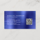 Recherche de bleu royal cartes visite Entreprise