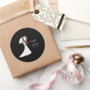 Search for silhouette wedding stickers Unique