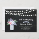 Search for chalkboard 60th birthday invitations Rustic