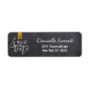 Search for black gold return address stickers Rustic