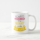 Search for the bright side mugs Motivational