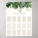 Search for tropical wedding seating charts Gold