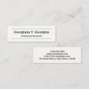 Recherche de nettoyez cartes visite Minimaliste