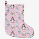 Search for penguin christmas stockings Pink