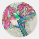 Recherche de joli oiseau autocollants Pour elle