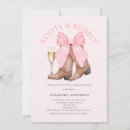 Search for western bridal shower invitations Champagne