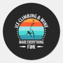 Search for ice climbing stickers Funny
