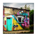Recherche de graffiti urbain carreaux Coloré