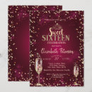 Recherche de champagne sweet 16 invitations Princesse