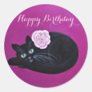 Search for happy kitty stickers Birthday