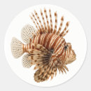 Search for striped fish stickers Lionfish