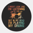 Search for funny drummer stickers Percussion
