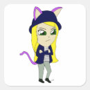 Search for anime cat girl stickers Cute