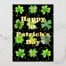 Search for happy st patricks day cards Clover