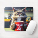 Recherche de café drôle tapis souris Chat