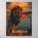 Search for vintage africa travel posters Tanzania