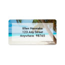 Search for ocean scene return address labels Blue sky