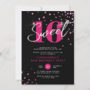 Search for black rose gold birthday invitations Elegant