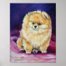 Search for pomeranian puppy posters Watercolor