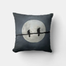 Recherche de pleine lune coussins Corbeau