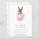 Recherche de lapin de pâques mignon invitations Rose