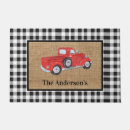 Search for red truck doormats Farmhouse