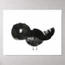 Recherche de oiseau noir et blanc posters Oiseaux