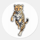 Search for running wild stickers Cheetah