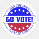 Search for get out and vote stickers Political