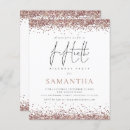 Search for rose gold 50th invitations Fiftieth