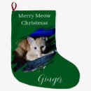 Search for cat christmas stockings Green