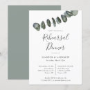 Search for eucalyptus rehearsal dinner invitations Elegant