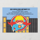 Search for flying heroes invitations Super hero