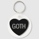 Search for goth keychains Black