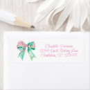 Search for turquoise return address labels Preppy