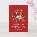 Search for retro bells christmas cards Red