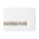 Search for wood look return address labels Modern