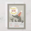 Search for seal birthday invitations Animal